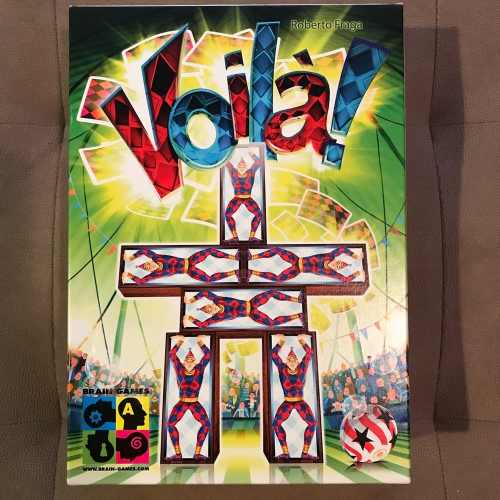 Like new Vola! Fast paced dexterity press your luck family board game